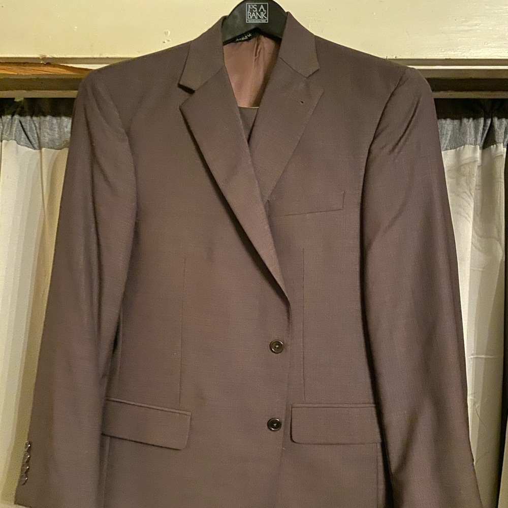 Brown suit